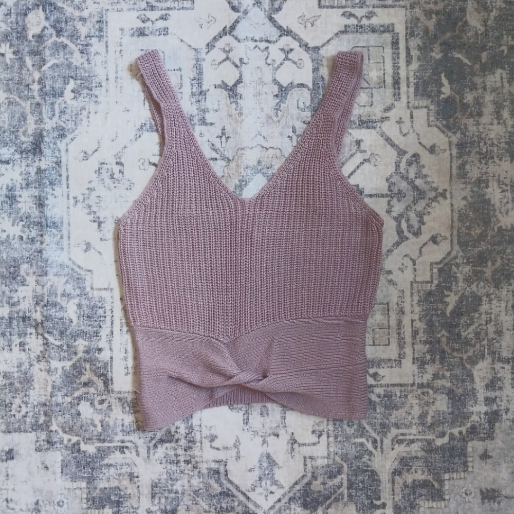 Love Tree Sleeveless Top, Size Small